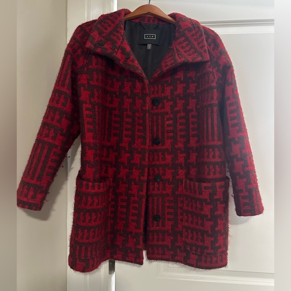 AYR Red Patterned Jacket - Picture 1 of 5